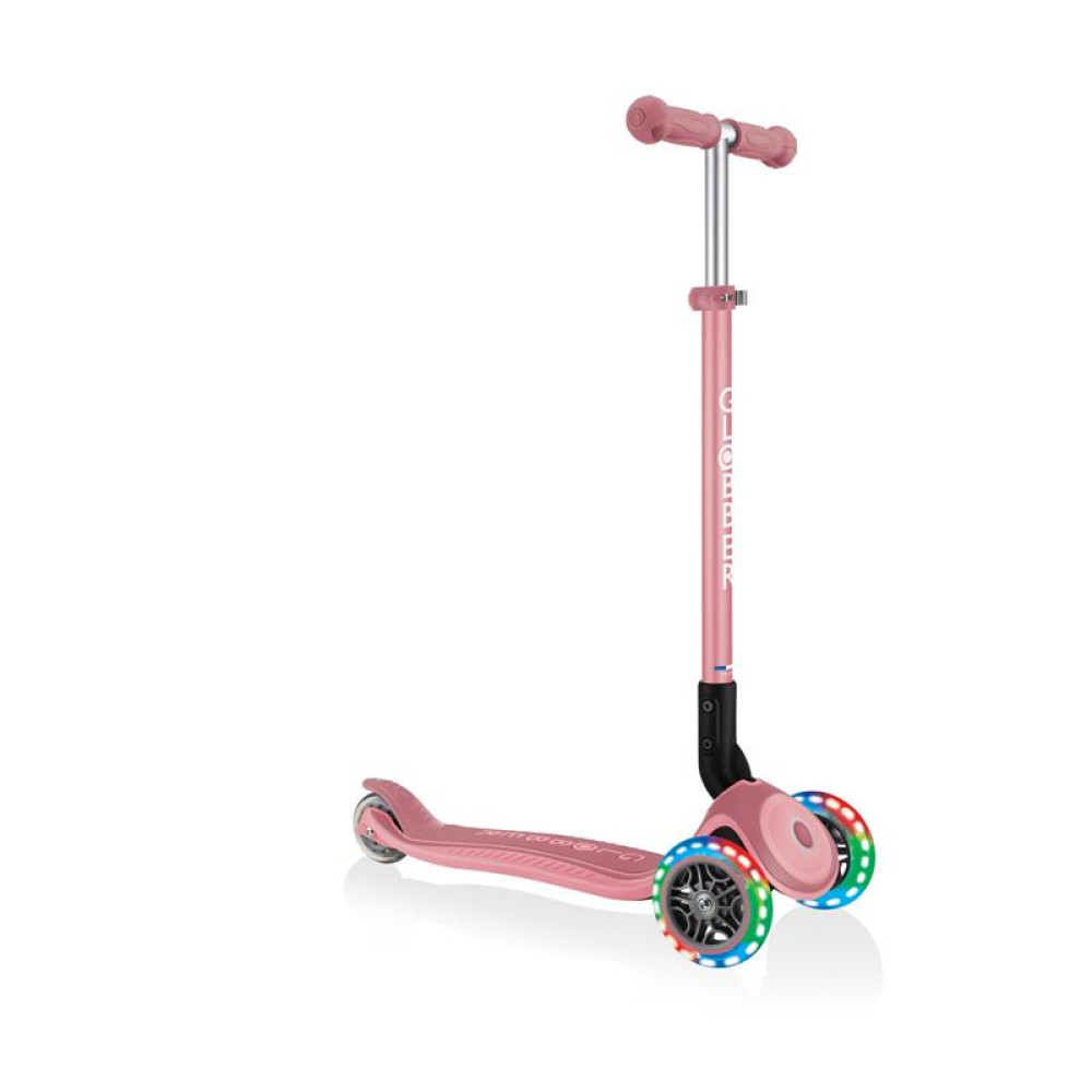 Детский самокат Globber Primo Foldable Plus Light, розовый (439-210)
