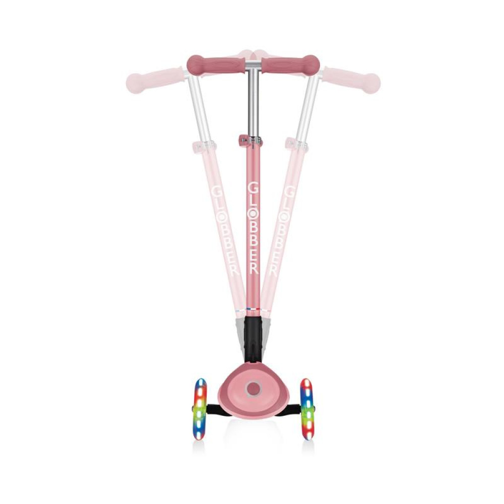 Детский самокат Globber Primo Foldable Plus Light, розовый (439-210)