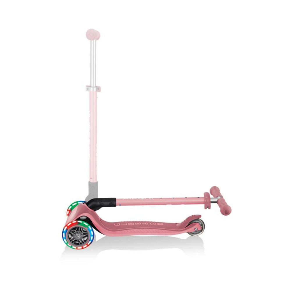 Детский самокат Globber Primo Foldable Plus Light, розовый (439-210)