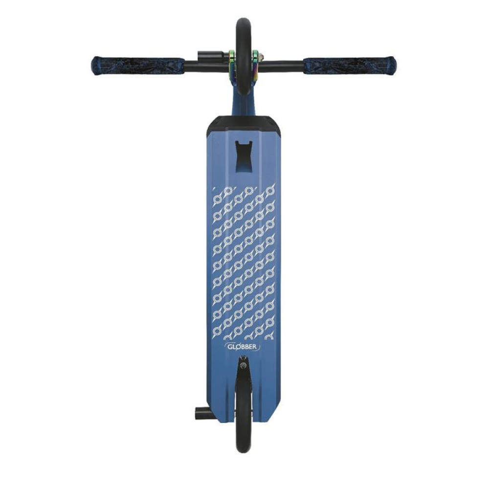 Детский трюковый самокат Globber GS900 Deluxe, черно-синий (627-100)