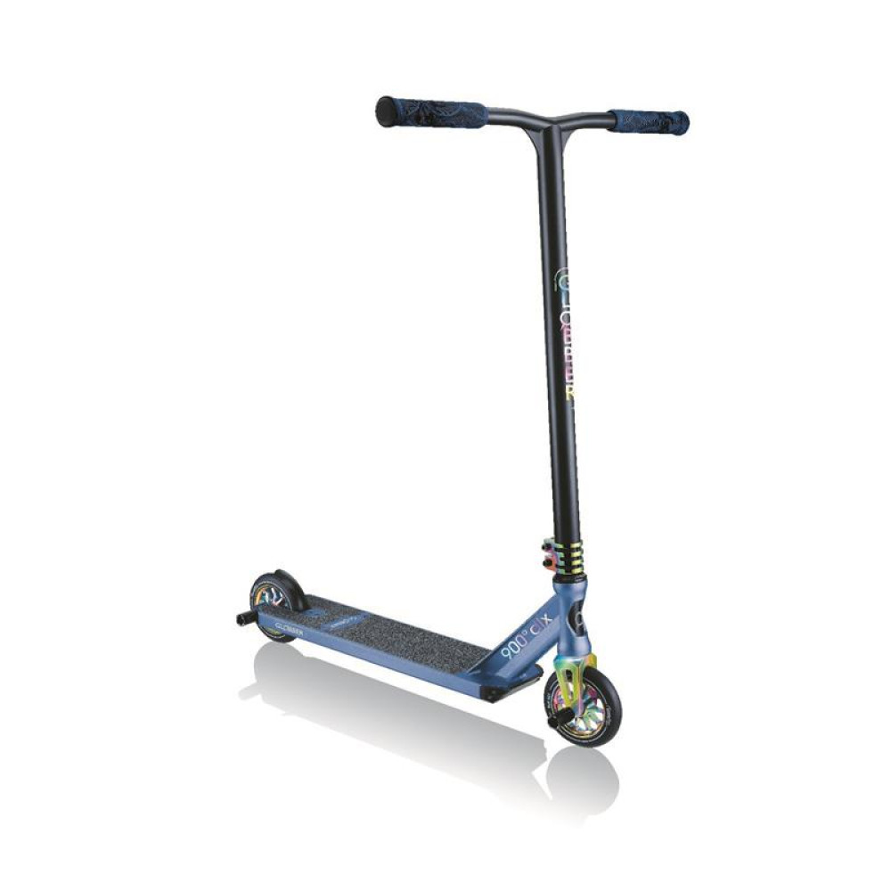 Детский трюковый самокат Globber GS900 Deluxe, черно-синий (627-100)