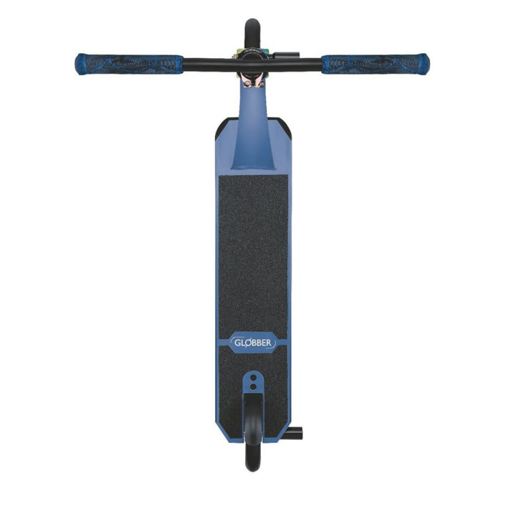 Детский трюковый самокат Globber GS900 Deluxe, черно-синий (627-100)