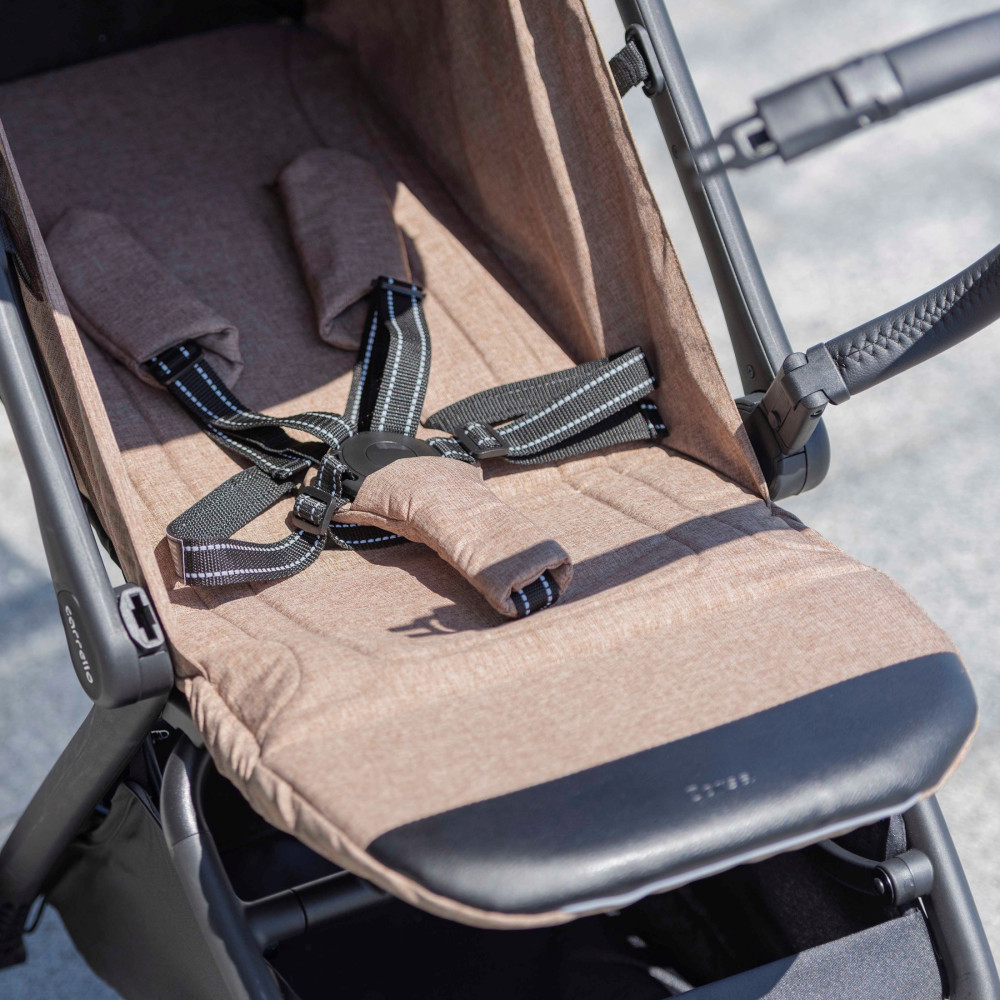 Carrello Corsa 2024 CRL-5518 - сучасна прогулянкова коляска з автоматичним складанням • Frost Black
