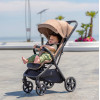 Carrello Corsa 2024 CRL-5518 - современная прогулочная коляска с автоматическим складыванием • Solid Grey