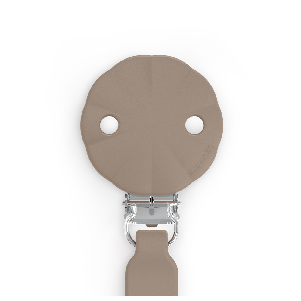 Силіконова кліпса для пустушки Suavinex Wonder, brown (402550) Силіконова кліпса для пустушки Suavinex Wonder, brown (402550)