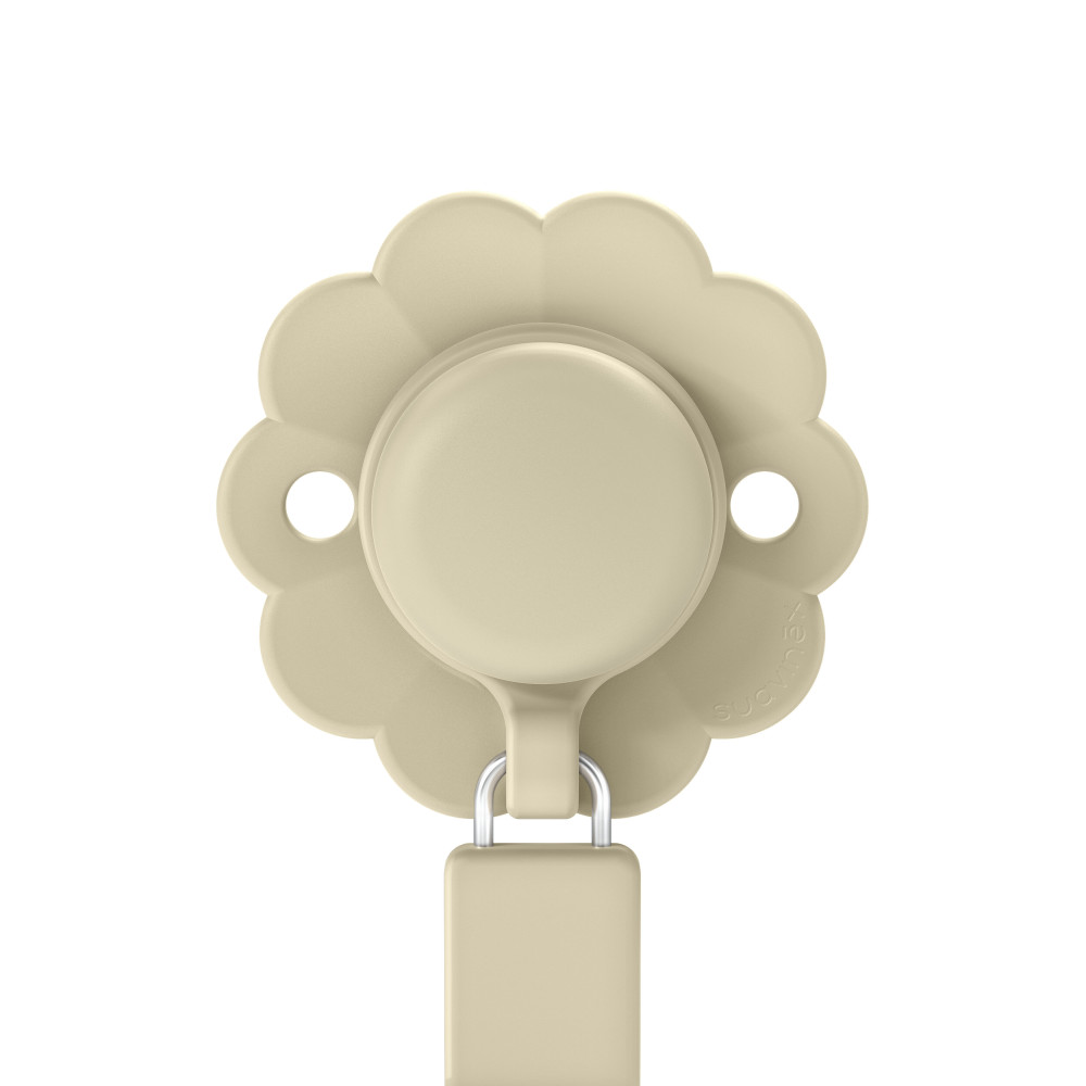 Силіконова кліпса для пустушки Suavinex Wonder, light beige (402539) Силіконова кліпса для пустушки Suavinex Wonder, light beige (402539)