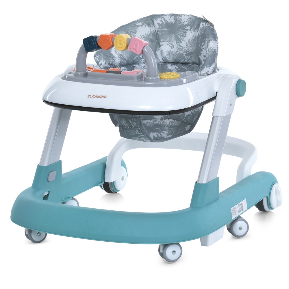 El Camino Multiway Me 1163 - детские ходунки с функцией Первые шаги • Mint