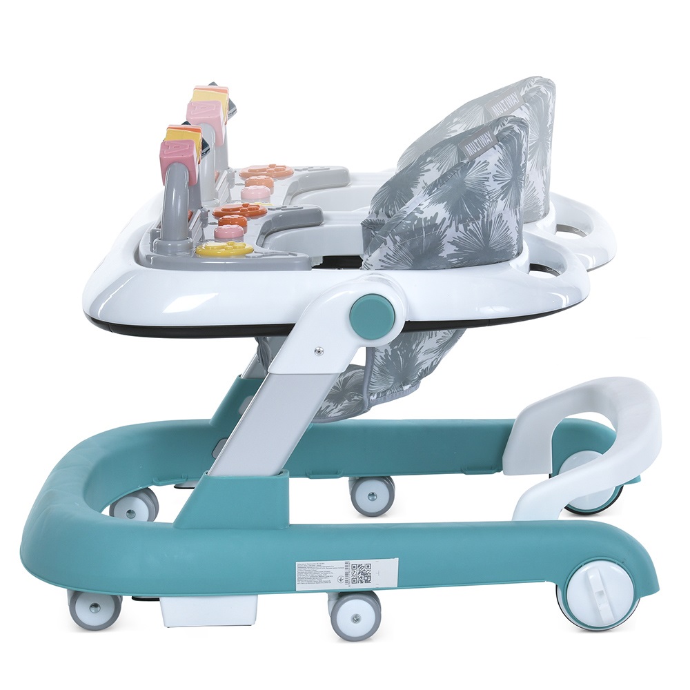 El Camino Multiway Me 1163 - детские ходунки с функцией Первые шаги • Mint
