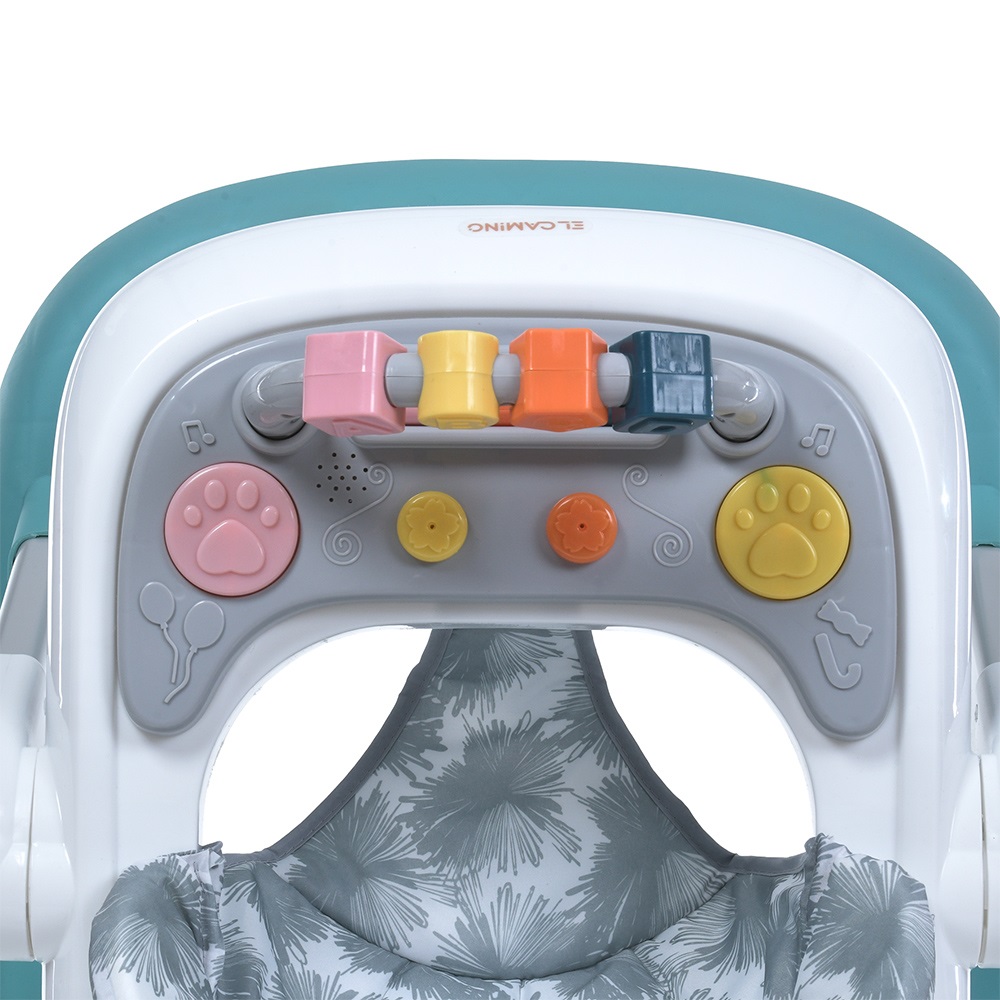 El Camino Multiway Me 1163 - детские ходунки с функцией Первые шаги • Mint