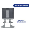 Chicco Next2Me Forever - дитяче приставне ліжечко-трансформер 3 в 1 (від народження до 4 років) • чорний з сірим (79650.04)