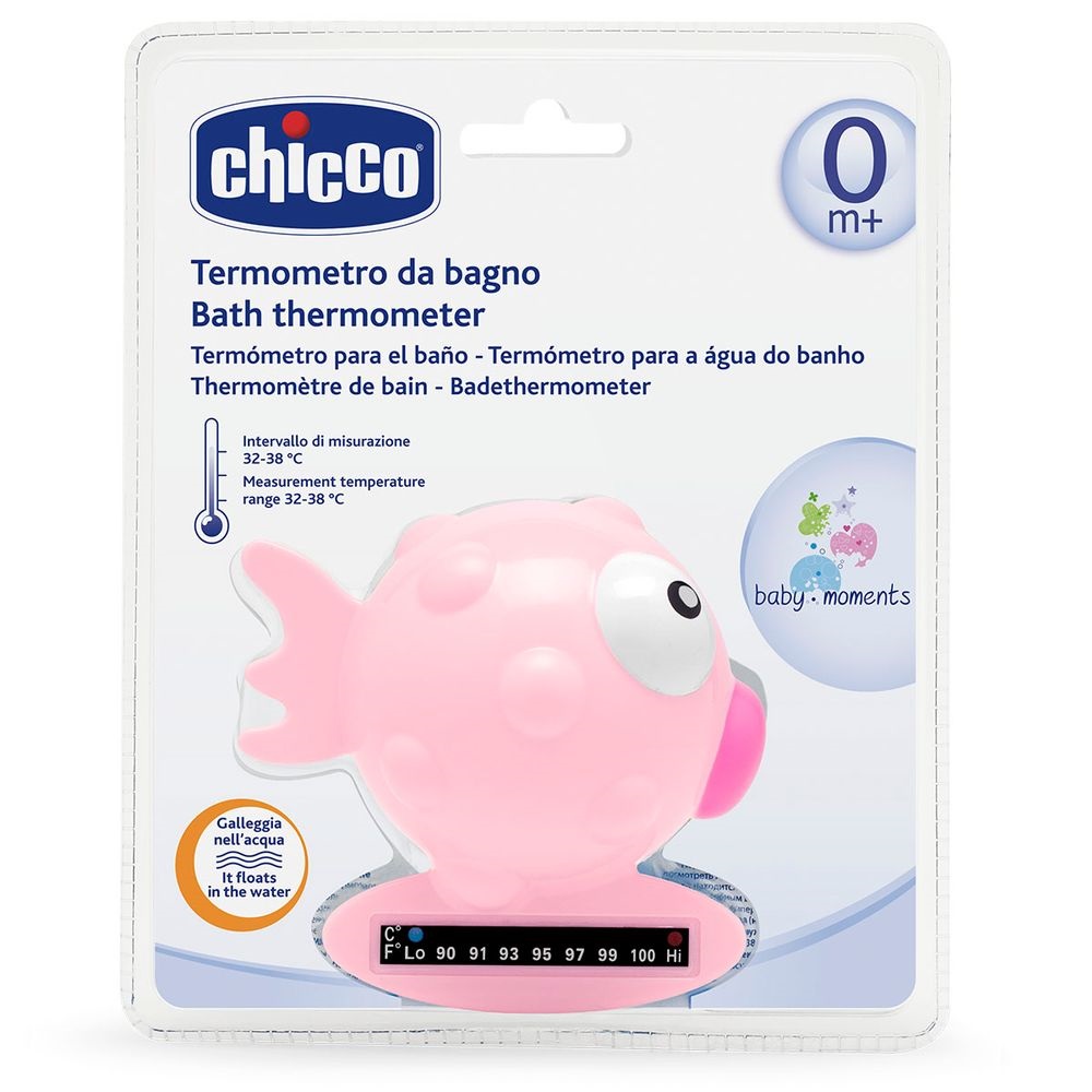 Термометр для ванной Chicco Рыбка розовый (06564.10)