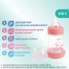 Бутылочка для кормления с силиконовой соской Chicco Perfect 5 Love, 150 мл, 0м+, розовый (20211.11.40)