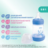 Бутылочка для кормления с силиконовой соской Chicco Perfect 5 Love, 150 мл, 0м+, голубой (20211.21.40)