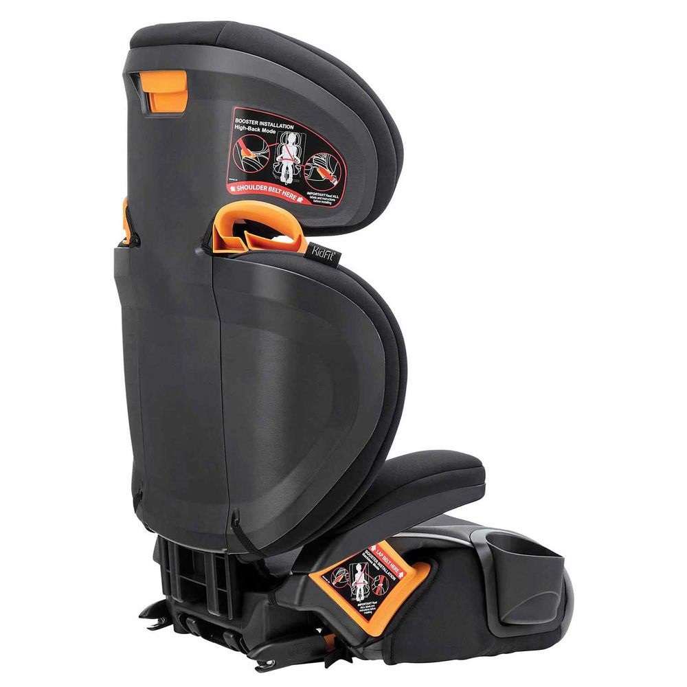Chicco KidFit Adapt Plus - автокрісло-бустер дітей від 4-х років з адаптивним текстилем (вагою 18-50 кг та зростом 97-145 см) • Black (79728.86.07)