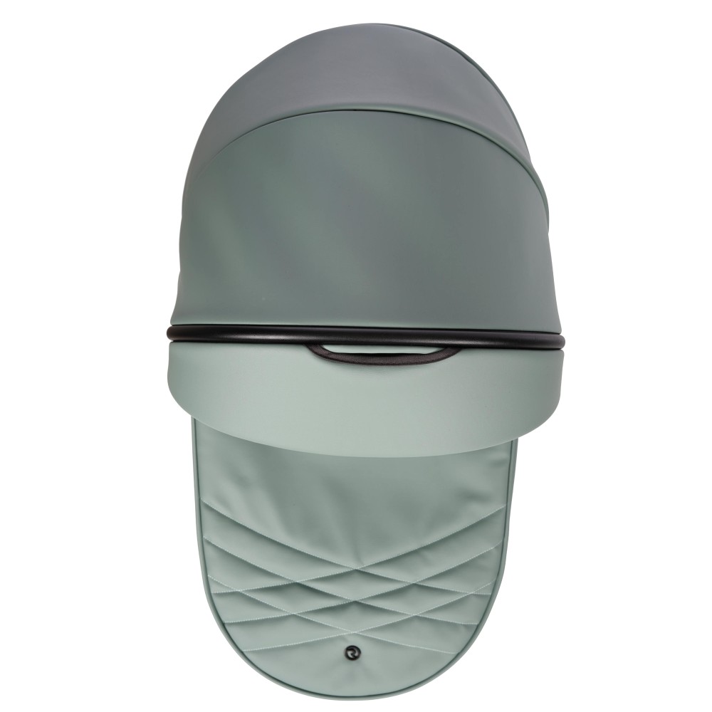 Roan Ivi 2.0 - детская коляска 2в1, всесезонная из эко-кожи ECO, мягкая амортизация, солнцезащитный козырек в комплекте • Misty Mint ECO (R-IE-MM)