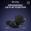 Cybex Cloud G i-Size - автокрісло для немовля i-Size (автолюлька), легке, розкладається до лежачого положення, дихаюча тканина Air Mesh (40 - 87 см) • Moon Black (Plus)
