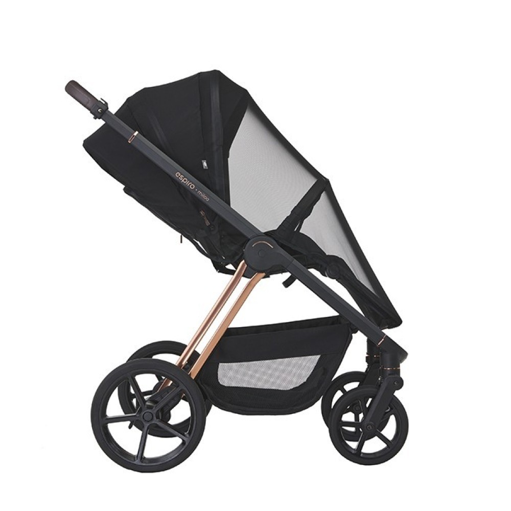 Espiro Miloo 2024 - всесезонная детская коляска 2 в 1, многофункциональная коляска премиум-класса • 104 Luxury Green