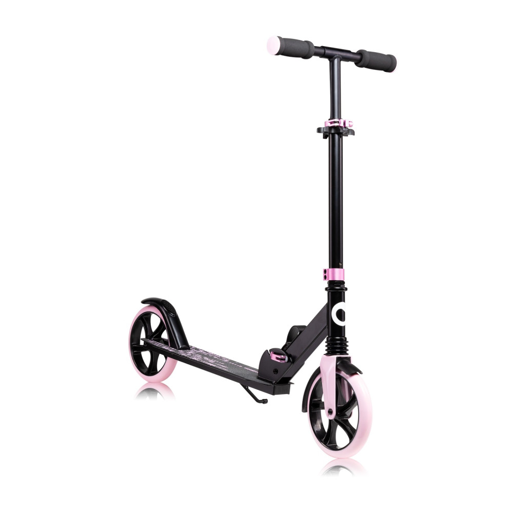 Двухколесный детский самокат Lionelo Luca Black Carbon Pink Двухколесный детский самокат Lionelo Luca Black Carbon Pink