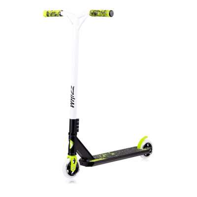 Двухколесный детский самокат Lionelo Whizz Green Lime Black