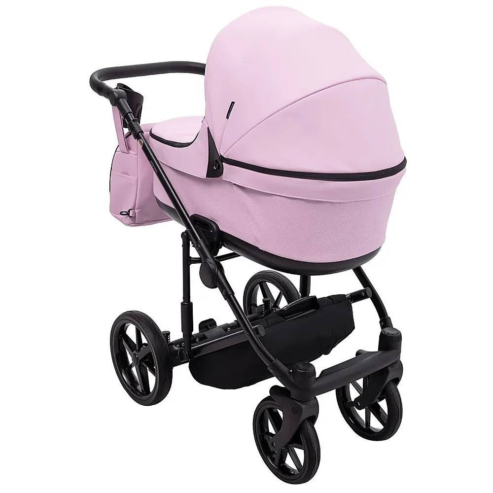 Adamex Locco Eco - дитяча коляска 2 в 1, багатофункціональний візочок для новонароджених • Pink (SA-16)