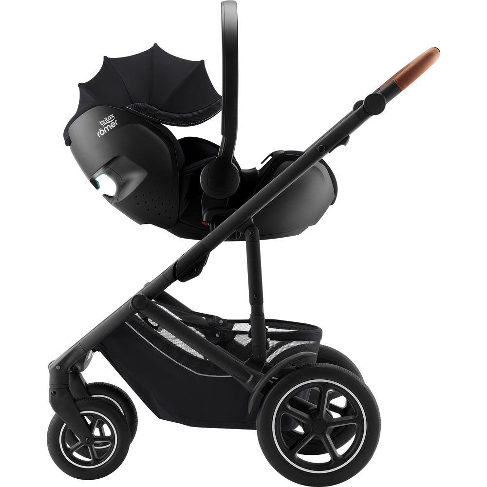 Britax Romer Baby-Safe Pro - автокрісло для новонародженого (автолюлька), легке, розкладається до лежачого положення (від народження до 15 місяців / 40 - 85 см) • Galaxy Black