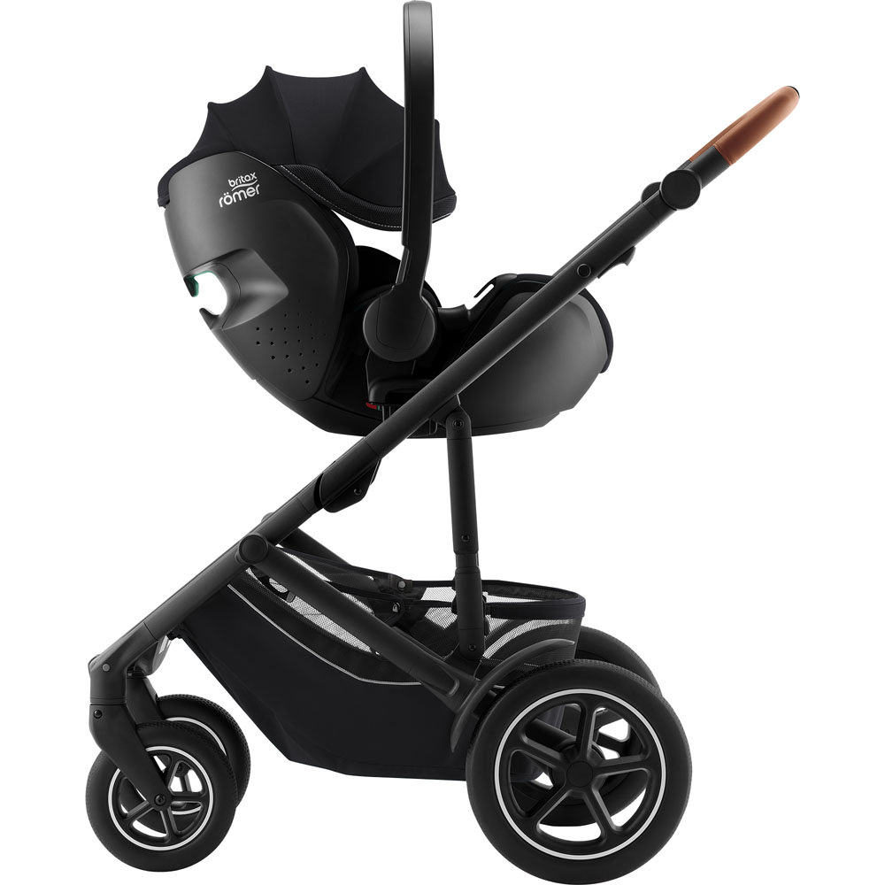Britax Romer Baby-Safe Pro - автокрісло для новонародженого (автолюлька), легке, розкладається до лежачого положення (від народження до 15 місяців / 40 - 85 см) • Galaxy Black