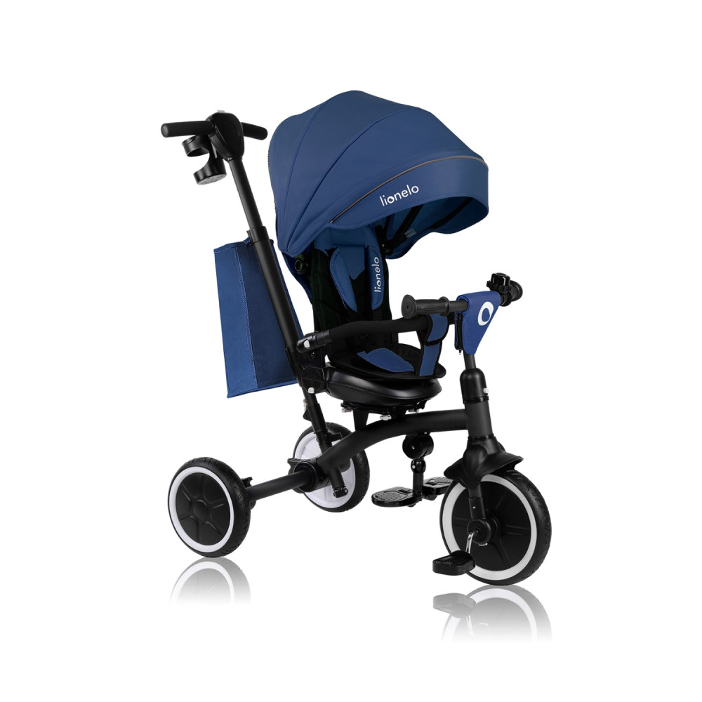 Триколісний дитячий велосипед Lionelo Tris Plus Blue Denim