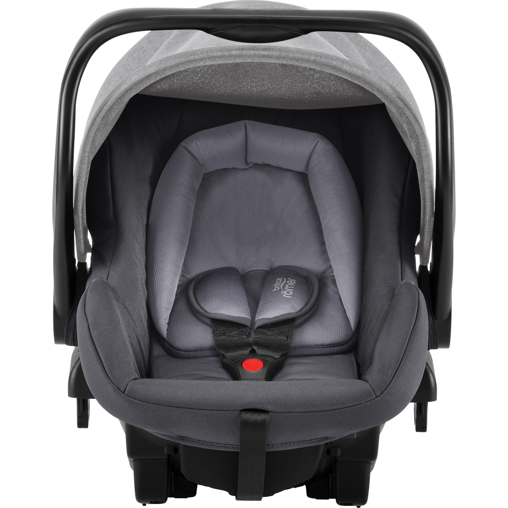 Britax Romer Primo - автокресло (автолюлька) для новорожденного, крепление ISOFIX, легкое (от рождения до 13 месяцев) • Elephant Grey