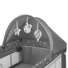 Детский манеж-кроватка Lionelo Sven Plus Grey Concrete