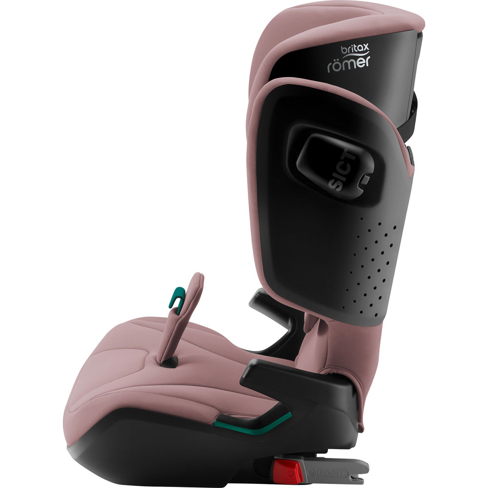Britax Romer Kidfix i-Size - автокрісло для дітей (від 3.5 до 12 років / 100 - 150 см), накладка на ремінь, додатковий бічний захист, система SecureGuard • Dusty Rose