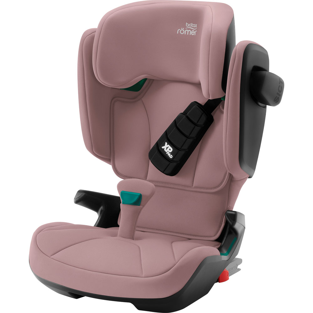 Britax Romer Kidfix i-Size - автокрісло для дітей (від 3.5 до 12 років / 100 - 150 см), накладка на ремінь, додатковий бічний захист, система SecureGuard • Dusty Rose