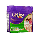 Unijoy Baby Premium - дитячі підгузки, 24 шт (PDS24) • S 2 mini 3-6 кг