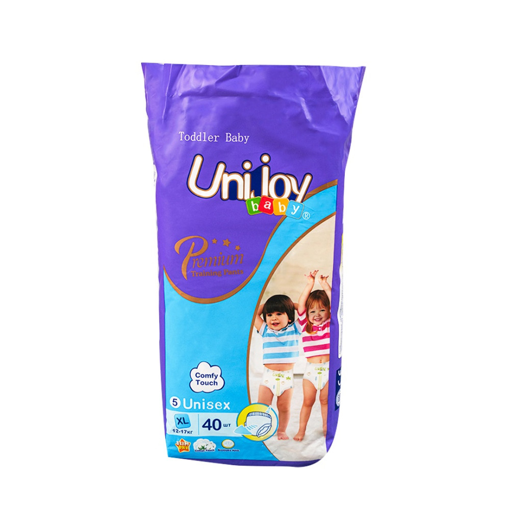 Подгузники-трусики детские Unijoy Baby Pants Premium (XL 5, 12-17 кг), 40 шт (PPXL40)