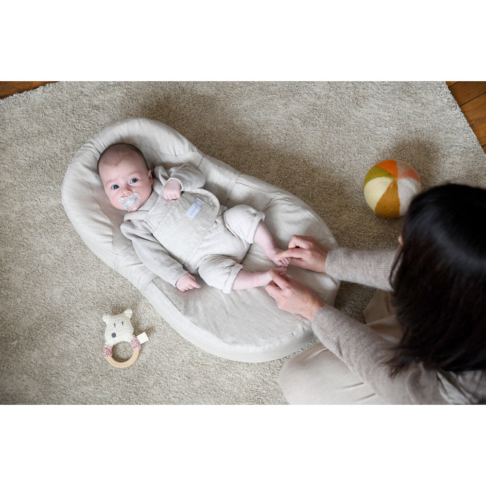 Ергономічній дитячий матрацик Red Castle Cocoonababy, льон
