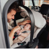 Britax Romer Baby-Safe Pro - автокрісло для немовля, легке, розкладається до лежачого положення (від народження до 15 місяців / 40 - 85 см) з поворотною базою ISOFIX Vario Base 5Z • Soft Taupe LUX Collection