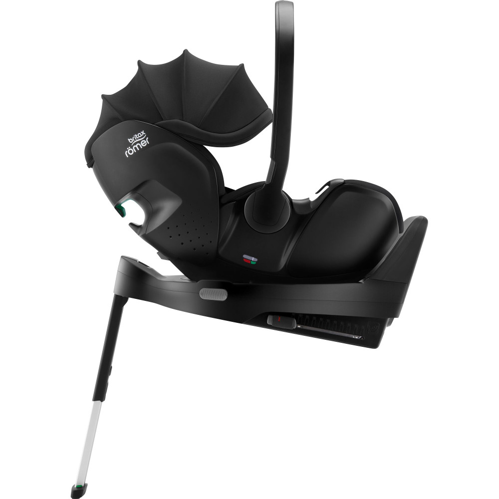 Britax Romer Baby-Safe Pro - автокресло для новорожденного, легкое, раскладывается до лежачего положения (от рождения до 15 месяцев / 40 - 85 см) с поворотной базой ISOFIX Vario Base 5Z • Space Black