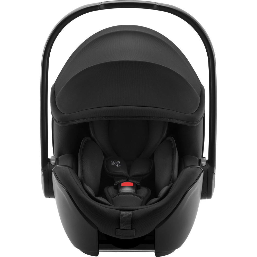 Britax Romer Baby-Safe Pro - автокресло для новорожденного, легкое, раскладывается до лежачего положения (от рождения до 15 месяцев / 40 - 85 см) с поворотной базой ISOFIX Vario Base 5Z • Space Black