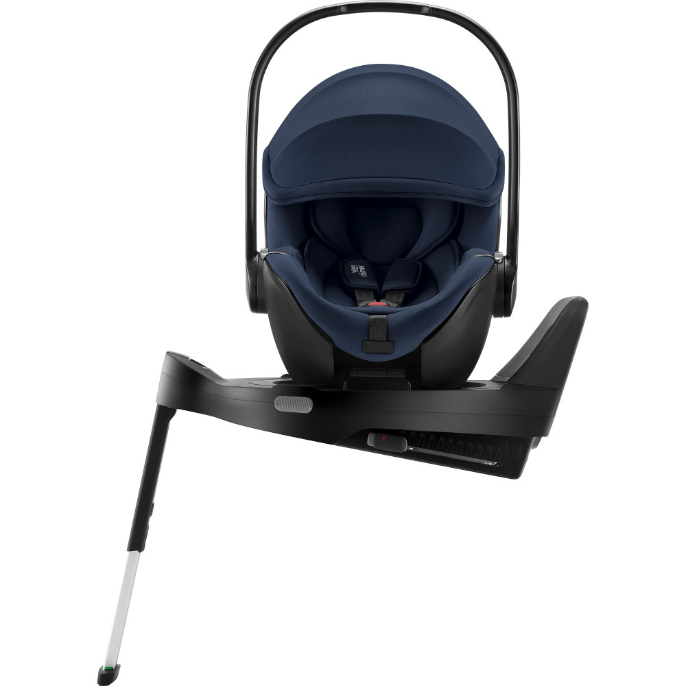 Britax Romer Baby-Safe Pro - автокресло для новорожденного, легкое, раскладывается до лежачего положения (от рождения до 15 месяцев / 40 - 85 см) с поворотной базой ISOFIX Vario Base 5Z • Night Blue
