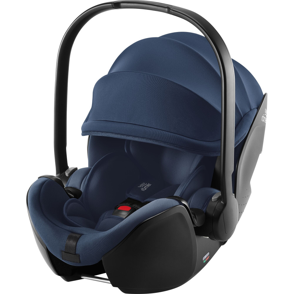 Britax Romer Baby-Safe Pro - автокресло для новорожденного, легкое, раскладывается до лежачего положения (от рождения до 15 месяцев / 40 - 85 см) с поворотной базой ISOFIX Vario Base 5Z • Night Blue