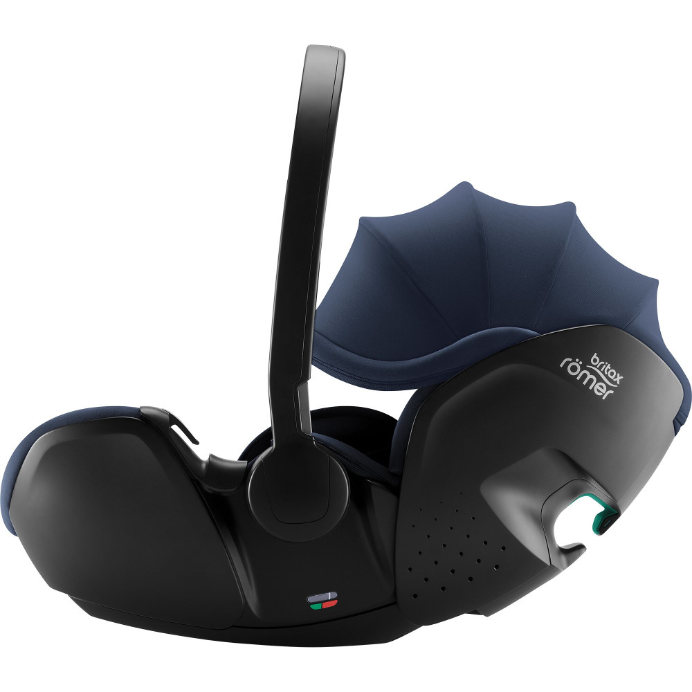 Britax Romer Baby-Safe Pro - автокресло для новорожденного, легкое, раскладывается до лежачего положения (от рождения до 15 месяцев / 40 - 85 см) с поворотной базой ISOFIX Vario Base 5Z • Night Blue