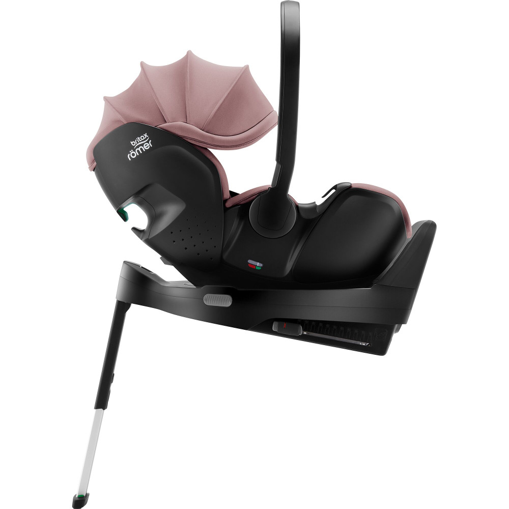 Britax Romer Baby-Safe Pro - автокресло для новорожденного, легкое, раскладывается до лежачего положения (от рождения до 15 месяцев / 40 - 85 см) с поворотной базой ISOFIX Vario Base 5Z • Dusty Rose