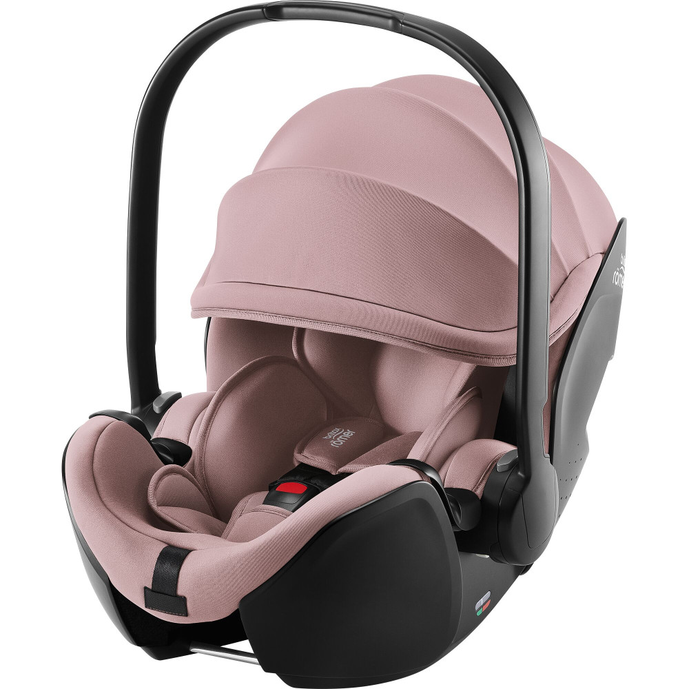 Britax Romer Baby-Safe Pro - автокресло для новорожденного, легкое, раскладывается до лежачего положения (от рождения до 15 месяцев / 40 - 85 см) с поворотной базой ISOFIX Vario Base 5Z • Dusty Rose
