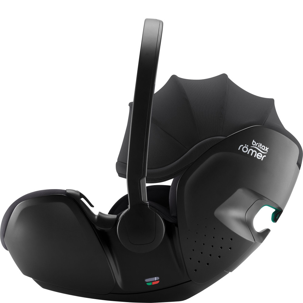 Britax Romer Baby-Safe Pro - автокресло для новорожденного, легкое, раскладывается до лежачего положения (от рождения до 15 месяцев / 40 - 85 см) с поворотной базой ISOFIX Vario Base 5Z • Midnight Grey