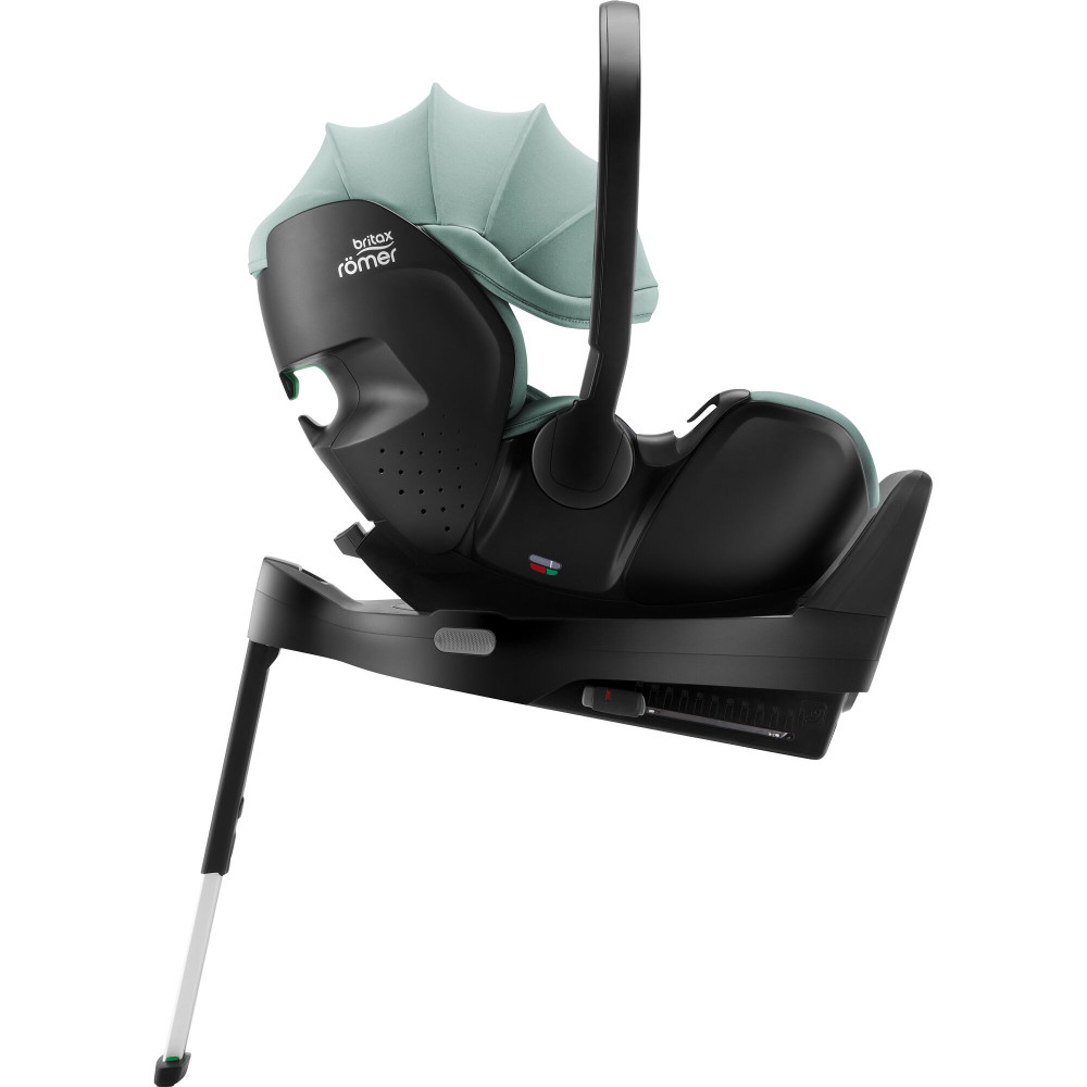 Britax Romer Baby-Safe Pro - автокресло для новорожденного, легкое, раскладывается до лежачего положения (от рождения до 15 месяцев / 40 - 85 см) с поворотной базой ISOFIX Vario Base 5Z • Jade Green