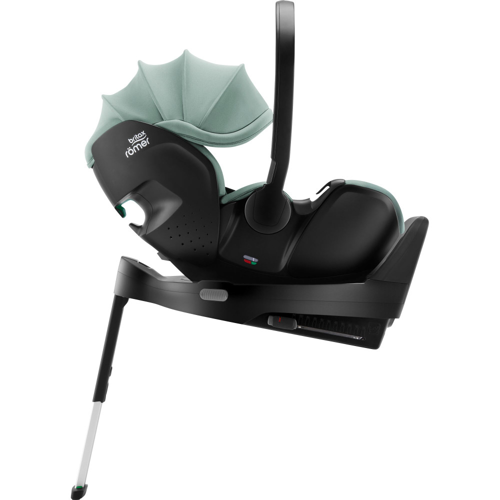 Britax Romer Baby-Safe Pro - автокресло для новорожденного, легкое, раскладывается до лежачего положения (от рождения до 15 месяцев / 40 - 85 см) с поворотной базой ISOFIX Vario Base 5Z • Jade Green