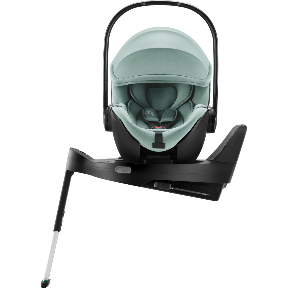 Britax Romer Baby-Safe Pro - автокресло для новорожденного, легкое, раскладывается до лежачего положения (от рождения до 15 месяцев / 40 - 85 см) с поворотной базой ISOFIX Vario Base 5Z • Jade Green