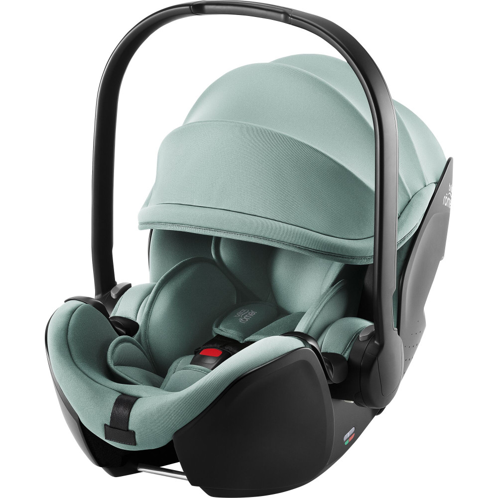 Britax Romer Baby-Safe Pro - автокресло для новорожденного, легкое, раскладывается до лежачего положения (от рождения до 15 месяцев / 40 - 85 см) с поворотной базой ISOFIX Vario Base 5Z • Jade Green