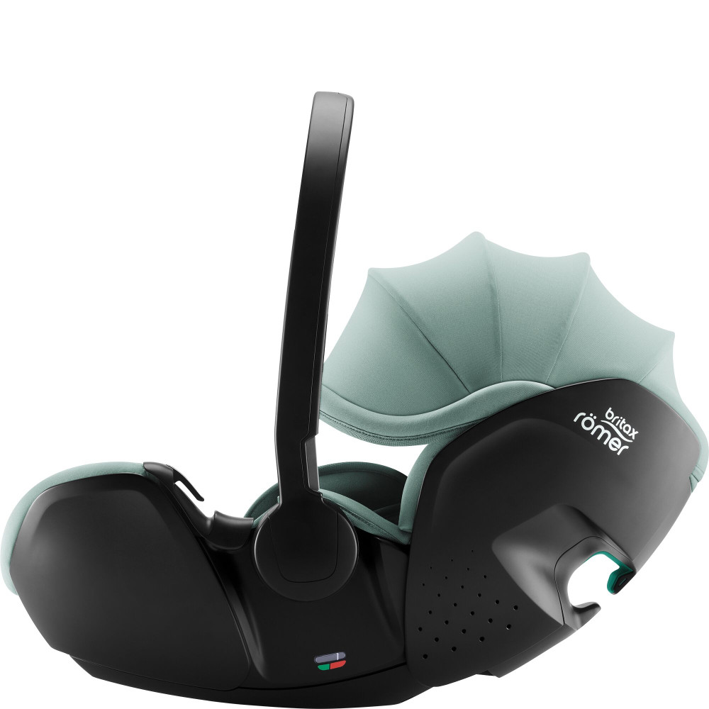 Britax Romer Baby-Safe Pro - автокресло для новорожденного, легкое, раскладывается до лежачего положения (от рождения до 15 месяцев / 40 - 85 см) с поворотной базой ISOFIX Vario Base 5Z • Jade Green