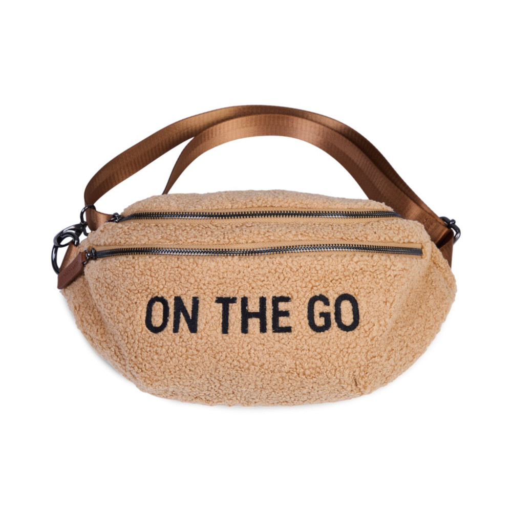 Сумка через плече Childhome Banana bag, Teddy beige (CWBANAT)