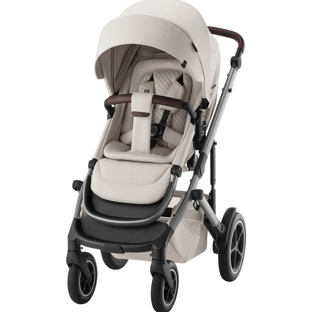 Britax Romer Smile 5Z - всесезонная прогулочная коляска с большими колесами • Soft Taupe